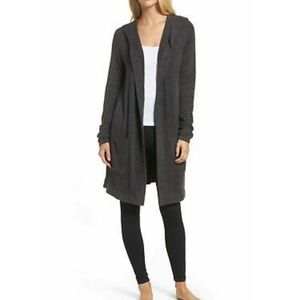 Barefoot Dreams Cozychic Lite Hooded Cardi…